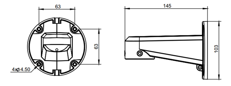  ZN-IRS2081R4E-ES 4 Zoll 8MP 20x IR-Netzwerk-Speed-Dome-Kamera 