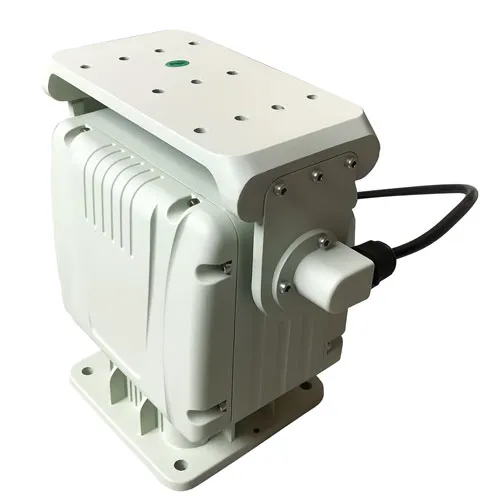 Mini Pan Tilt Head Position ierer im Freien mit Wurm getriebe mit variabler Geschwindigkeit 10kg (20,05 Ib) Lade kapazität