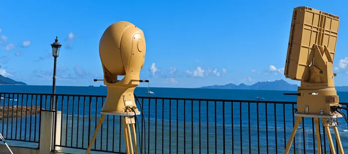 CCTV-Kamera-Anwendung für die Überwachung des Seeverkehrs