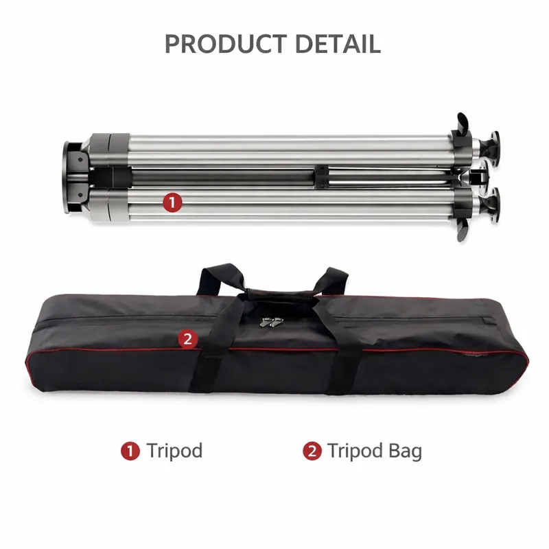ZN-T200 200kg (440,92 lb) Last Stativ für Pan Tilt Unit