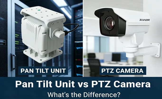 Pan Tilt Unit vs PTZ Kamera: Was ist der Unterschied?